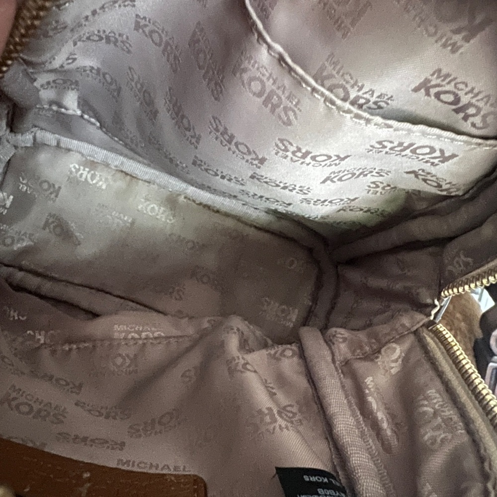 Michael Kors Beige and Brown Mini Backpack - Picture 11 of 14